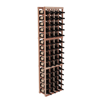 InstaCellar - 4 Column Magnum Rack in Premium Redwood Unstained without WineSafe™ Satin Sealant