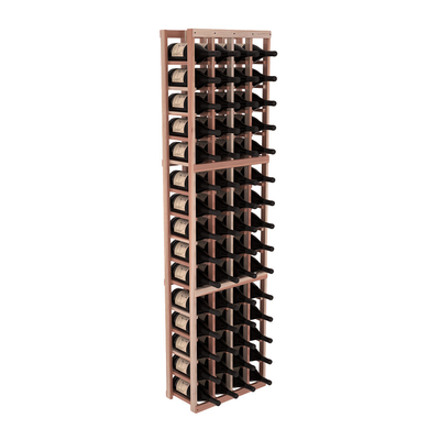 InstaCellar - 4 Column Magnum Rack in Premium Redwood Unstained with WineSafe™ Satin Sealant
