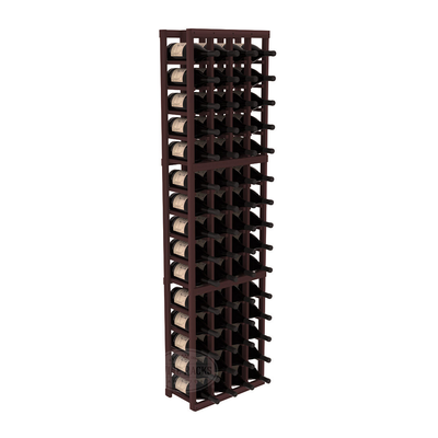InstaCellar - 4 Column Magnum Rack in Premium Redwood Walnut stained without WineSafe™ Satin Sealant