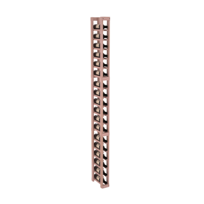 InstaCellar - 1 Column Split Rack in Grand Mahogany Unstained without WineSafe™ Satin Sealant