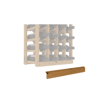 InstaCellar - Base Molding by the foot in Knotty Alder Oak stained without WineSafe™ Satin Sealant