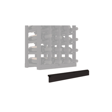 InstaCellar - Base Molding by the foot in Knotty Alder Black stained without WineSafe™ Satin Sealant