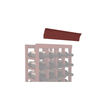 InstaCellar - Crown Molding by the foot in Grand Mahogany Cherry stained without WineSafe™ Satin Sealant