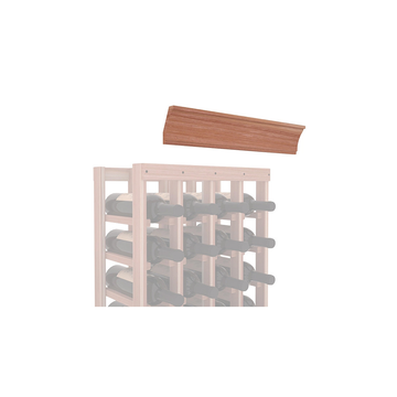 InstaCellar - Crown Molding by the foot in Premium Redwood Unstained without WineSafe™ Satin Sealant