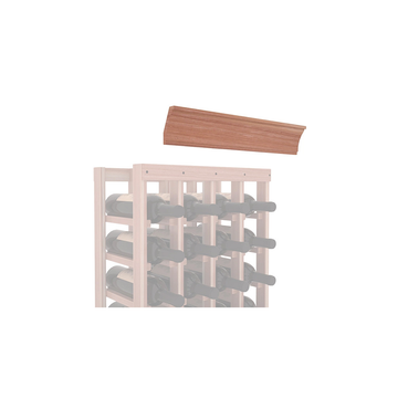 InstaCellar - Crown Molding by the foot in Premium Redwood Unstained with WineSafe™ Satin Sealant