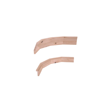 InstaCellar - Crown & Base Corner Molding in Knotty Alder Unstained with WineSafe™ Satin Sealant