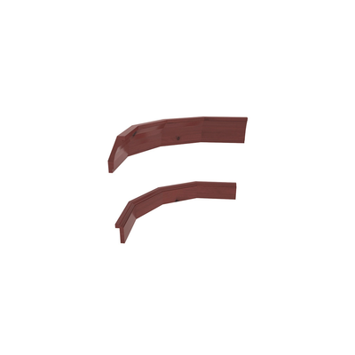 InstaCellar - Crown & Base Corner Molding in Knotty Alder Cherry stained with WineSafe™ Satin Sealant