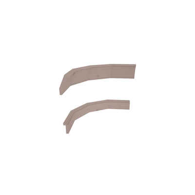 InstaCellar - Crown & Base Corner Molding in Knotty Alder Greywash stained without WineSafe™ Satin Sealant