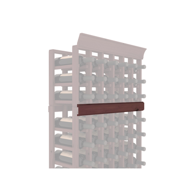 InstaCellar - Trim Corner Molding in Knotty Alder Walnut stained without WineSafe™ Satin Sealant