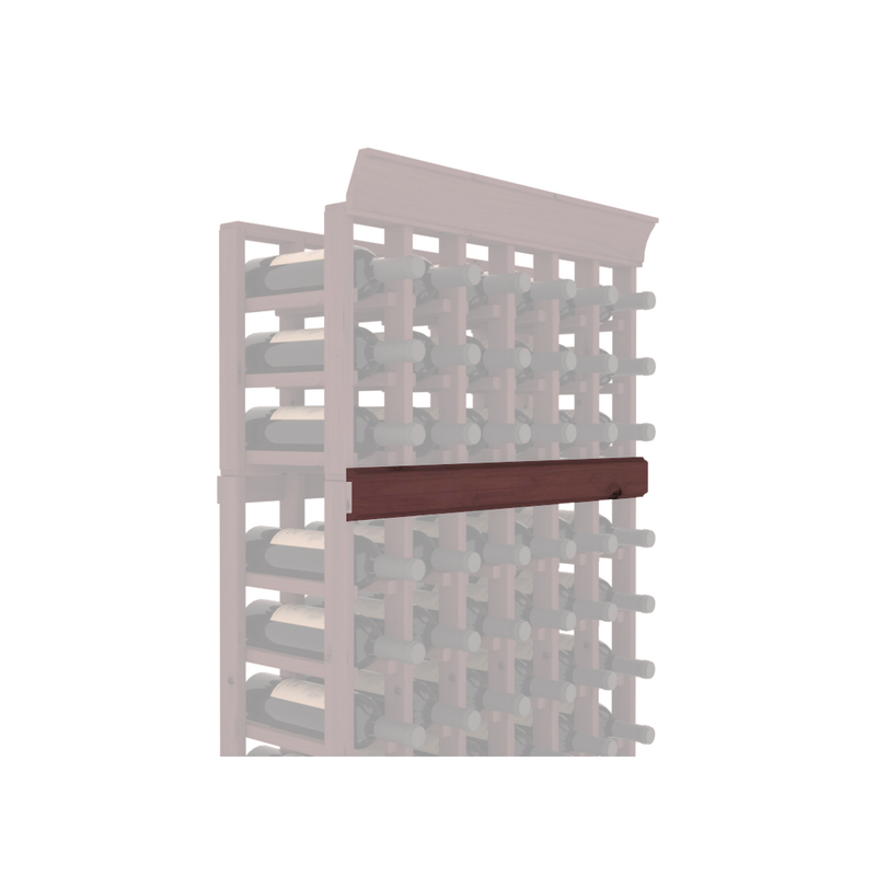 InstaCellar - Trim Corner Molding in Knotty Alder Walnut stained without WineSafe™ Satin Sealant