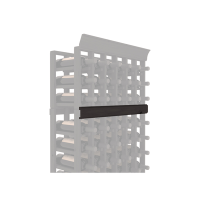 InstaCellar - Trim Corner Molding in Knotty Alder Black stained without WineSafe™ Satin Sealant