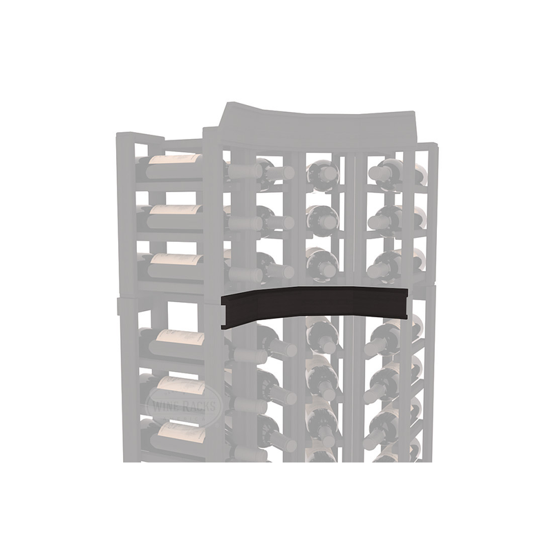 InstaCellar - Trim Corner Molding in Premium Redwood Black stained without WineSafe™ Satin Sealant