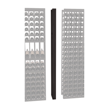 InstaCellar - Fluted Column Spacer in Knotty Alder Black stained without WineSafe™ Satin Sealant