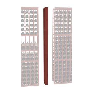 InstaCellar - Fluted Column Spacer in Grand Mahogany Cherry stained without WineSafe™ Satin Sealant