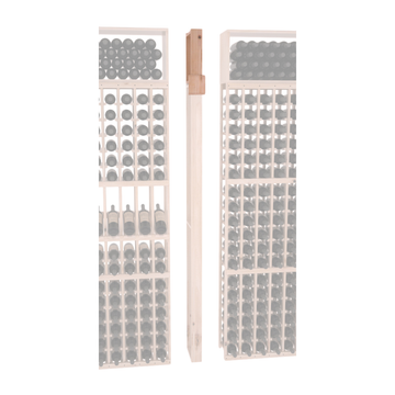 InstaCellar - Fluted Column Extender in Knotty Alder Unstained with WineSafe™ Satin Sealant