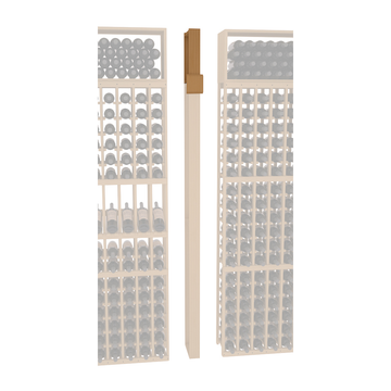 InstaCellar - Fluted Column Extender in Ponderosa Pine Oak stained without WineSafe™ Satin Sealant