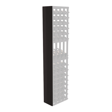 InstaCellar - Solid End Panel in Premium Redwood Black stained without WineSafe™ Satin Sealant