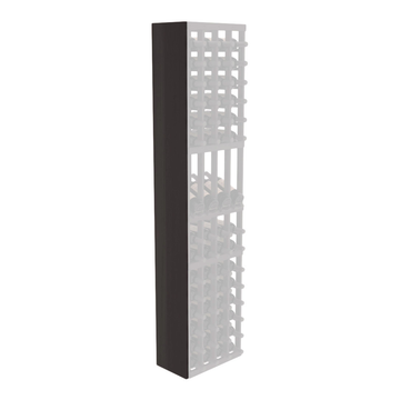 InstaCellar - Solid End Panel in Premium Redwood Black stained with WineSafe™ Satin Sealant