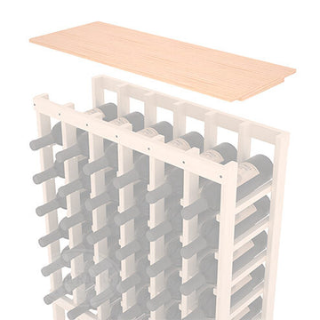 InstaCellar - Solid Top Shelf by the foot in Ponderosa Pine Unstained with WineSafe™ Satin Sealant