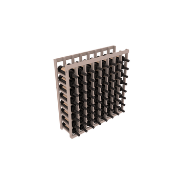 InstaCellar - 8 Column Tasting Table in Knotty Alder Greywash stained without WineSafe™ Satin Sealant