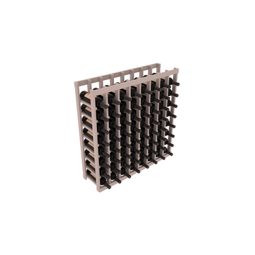 InstaCellar - 8 Column Tasting Table in Grand Mahogany Greywash stained without WineSafe™ Satin Sealant