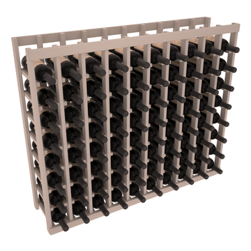 InstaCellar - 10 Column Tasting Table in Ponderosa Pine Greywash stained without WineSafe™ Satin Sealant