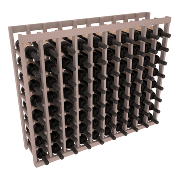 InstaCellar - 10 Column Tasting Table in Premium Redwood Greywash stained without WineSafe™ Satin Sealant