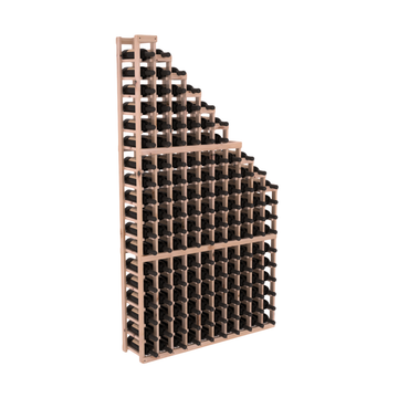 InstaCellar - 10 Column Waterfall Rack in Knotty Alder Unstained with WineSafe™ Satin Sealant
