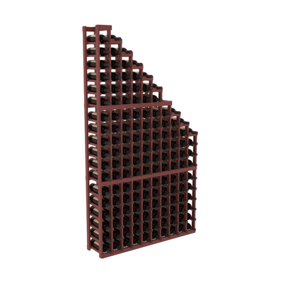 InstaCellar - 10 Column Waterfall Rack in Grand Mahogany Cherry stained with WineSafe™ Satin Sealant