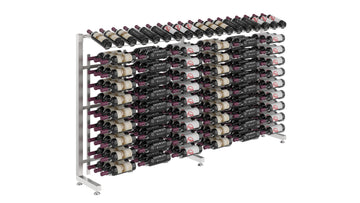 Aisle Extension (180 Bottle) in Brushed Nickel