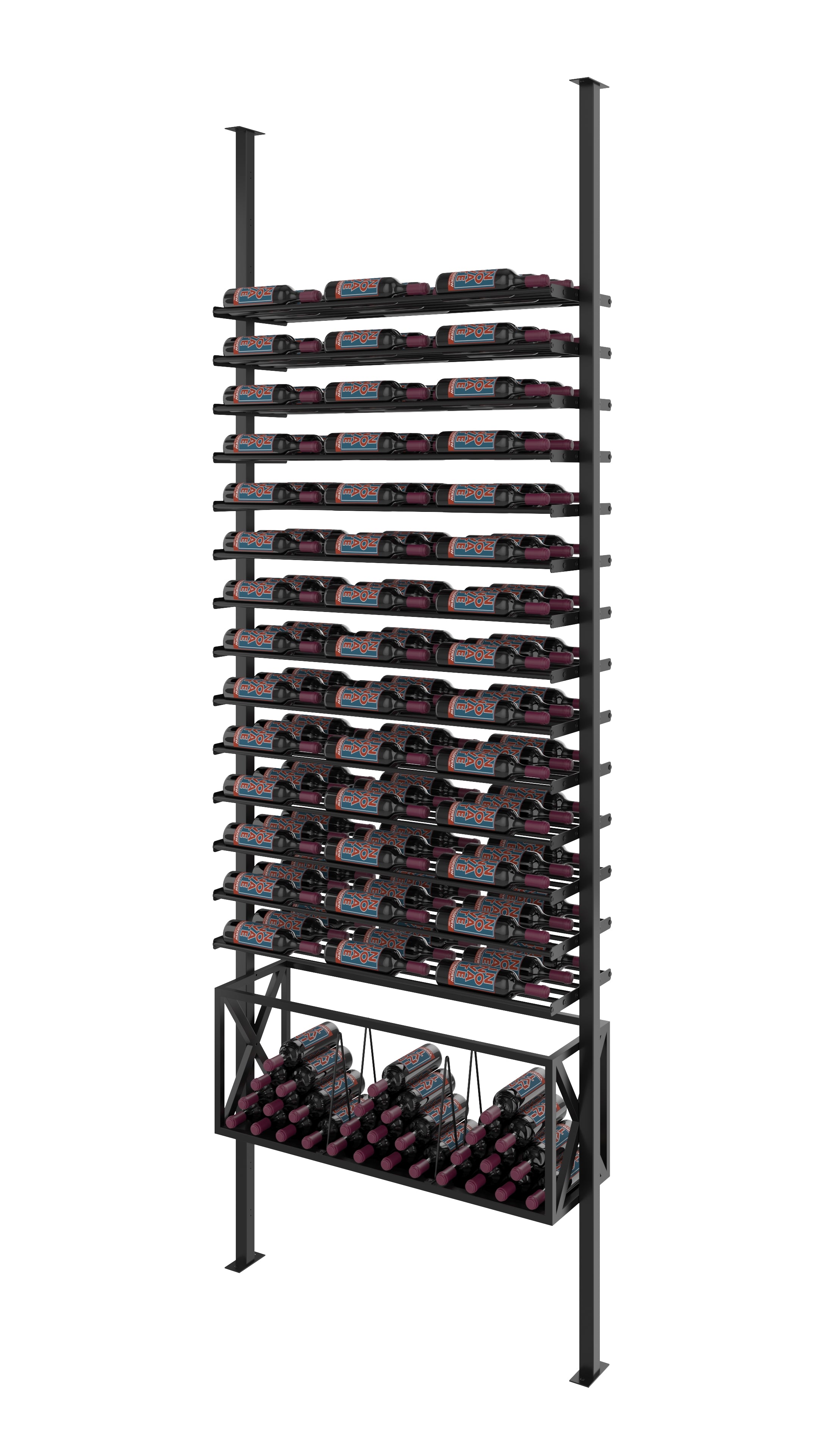 Evolution Low Profile Post Box Combo Kit 3C. in Matte Black