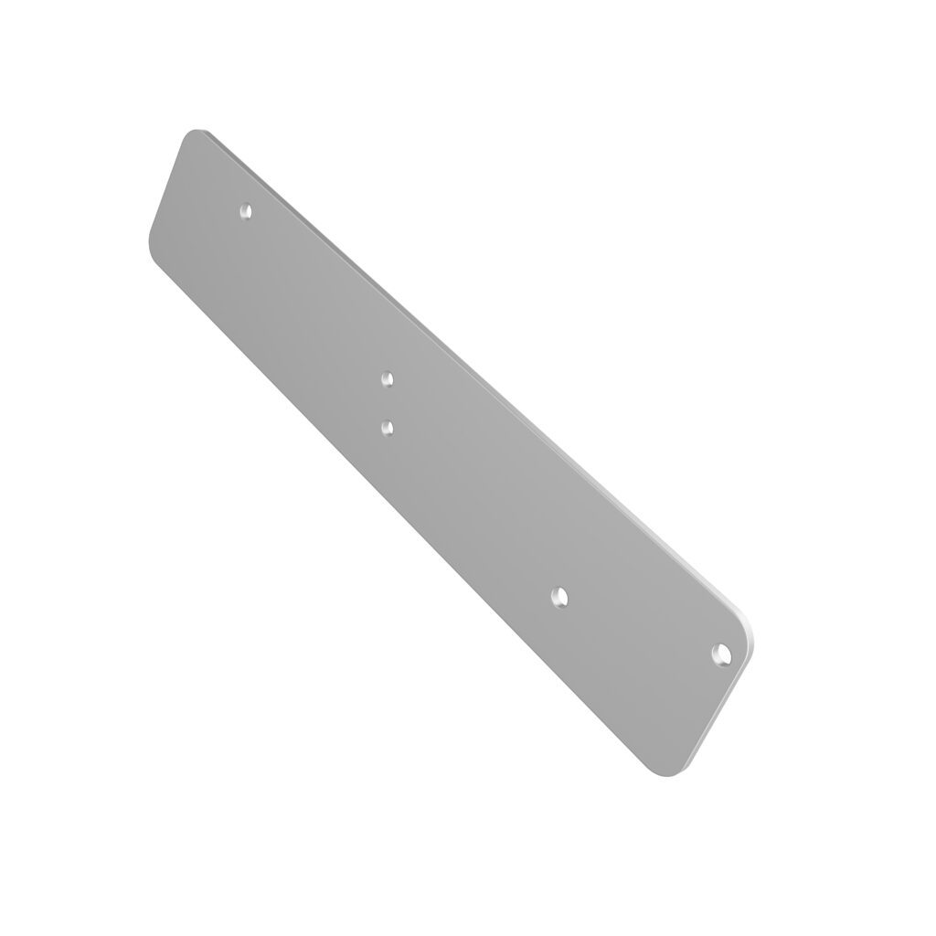 Evolution Low Profile Mounting Plate (Presentation Row) in Cool Gray