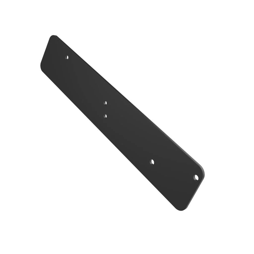 Evolution Low Profile Mounting Plate (Presentation Row) in Matte Black