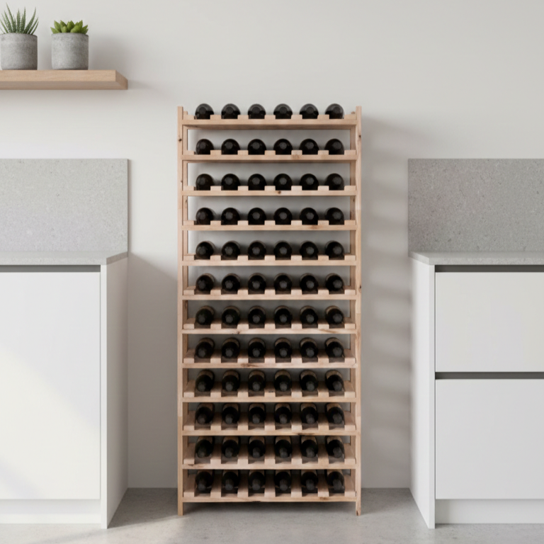 72 Bottle Wine Rack | Shop for a 72 Bottle Wooden Stacked Wine