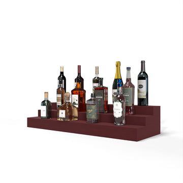 Liquor Riser, 3 Riser 8 Column in Grand Mahogany Cherry stained without WineSafe™ Satin Sealant
