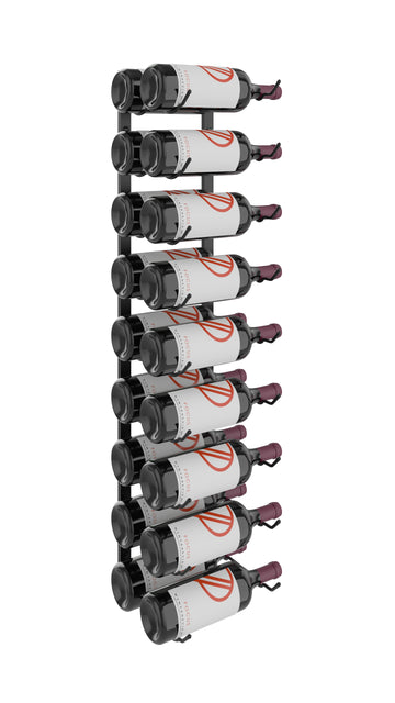 1.5L Wine Rack Double Deep in Matte Black