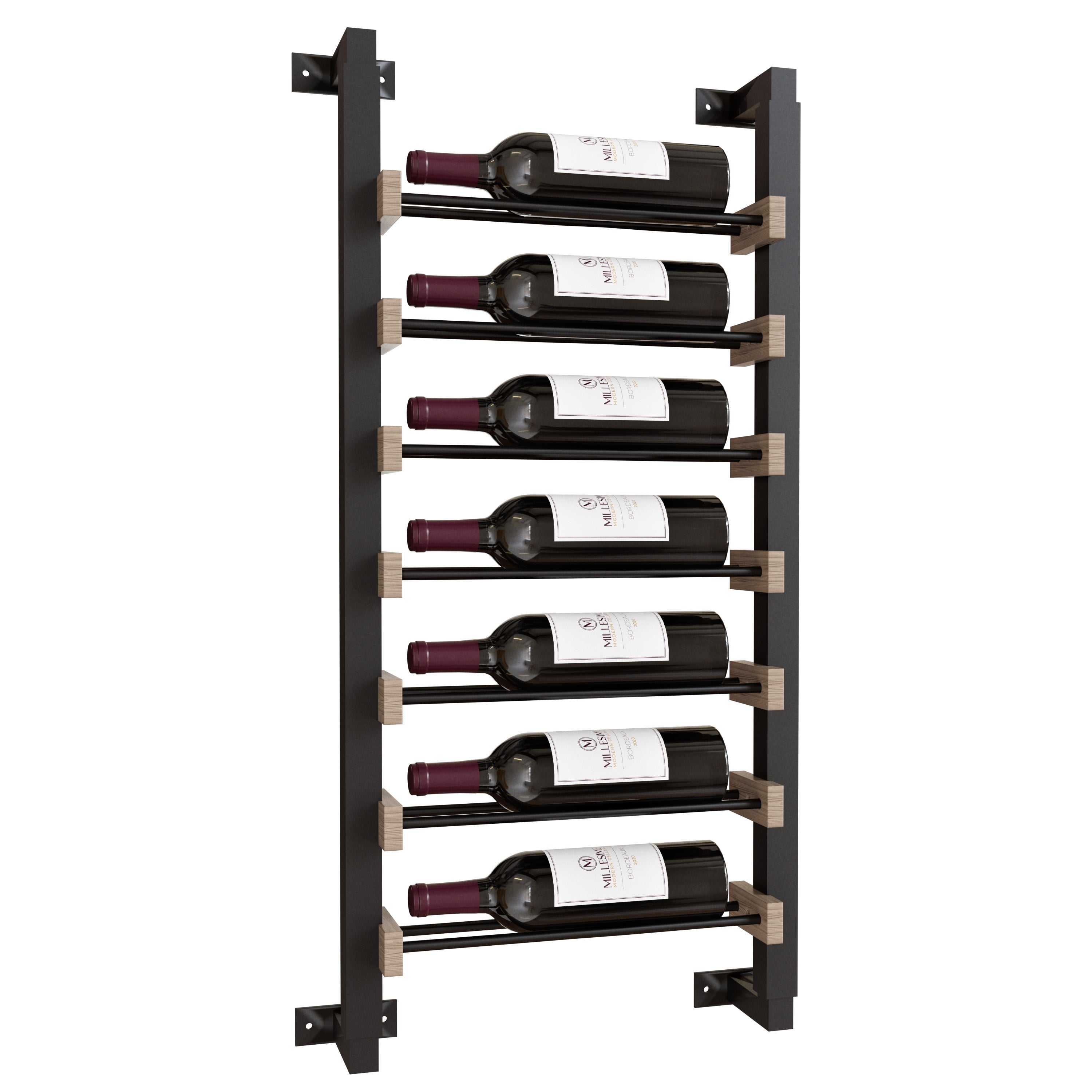 Millesime Wine Wall Collection Streamline Wall-Mounted Wine Rack,  36