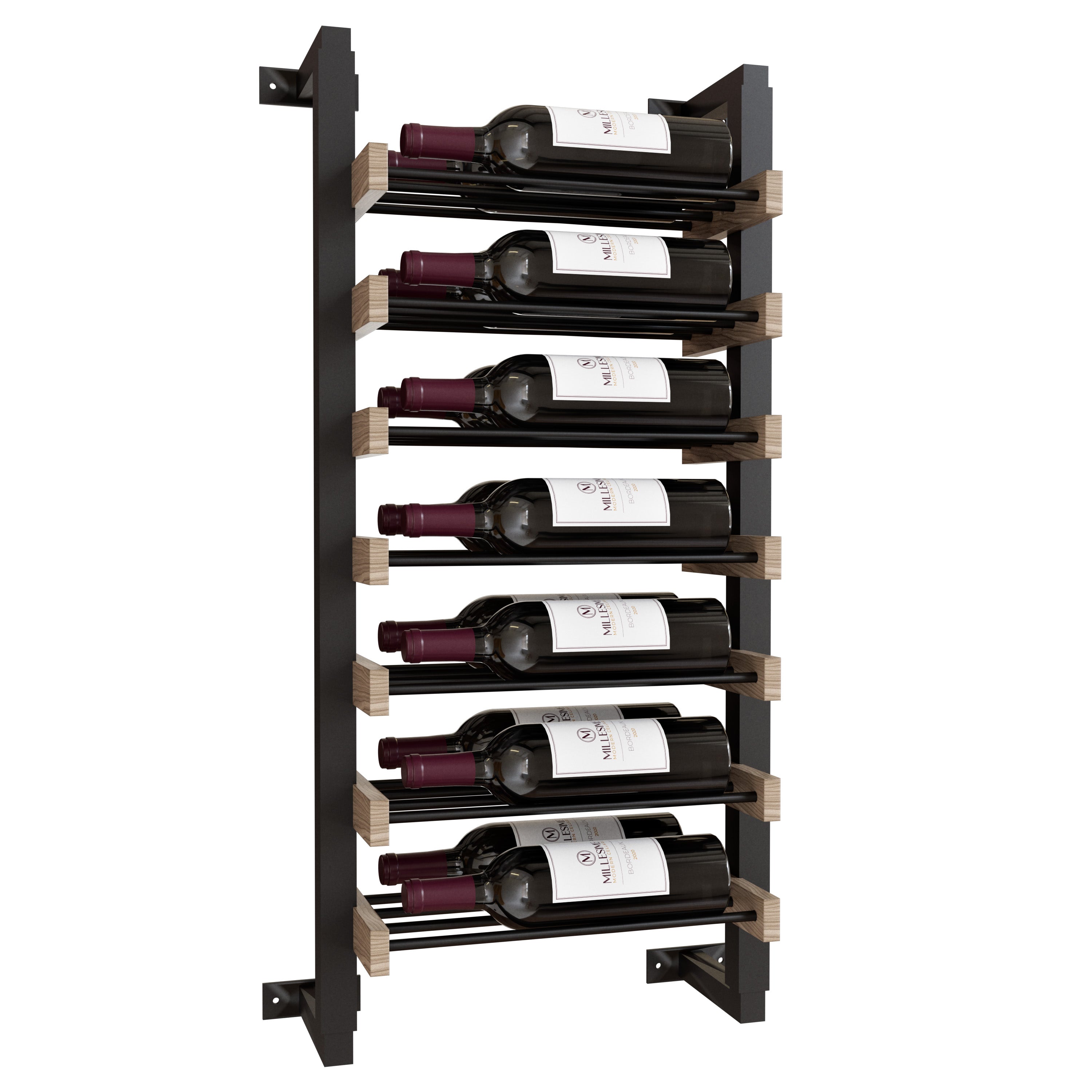 Millesime Wine Wall Collection Streamline Wall-Mounted Wine Rack,  36