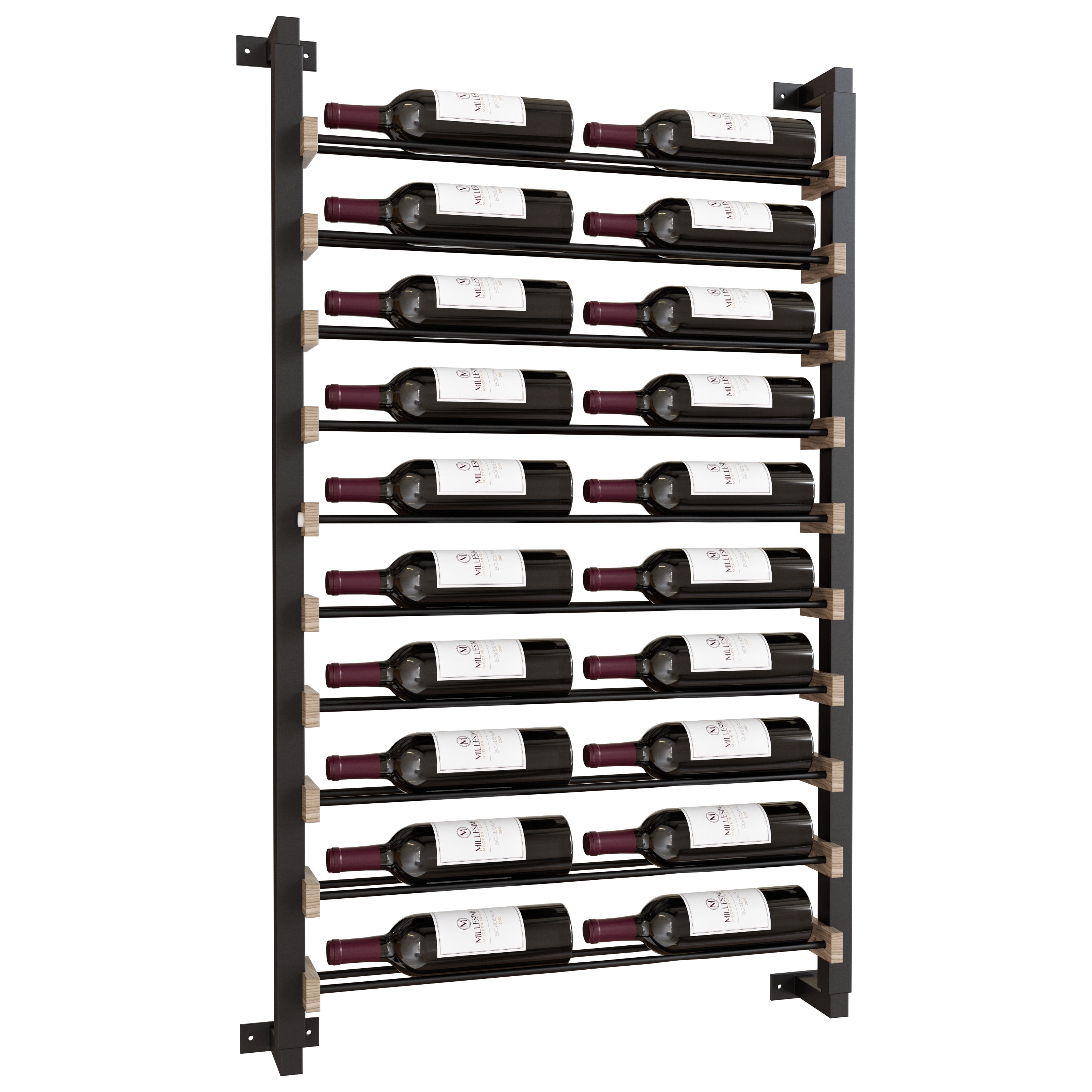 Millesime Wine Wall Collection Streamline Wall-Mounted Wine Rack,  48