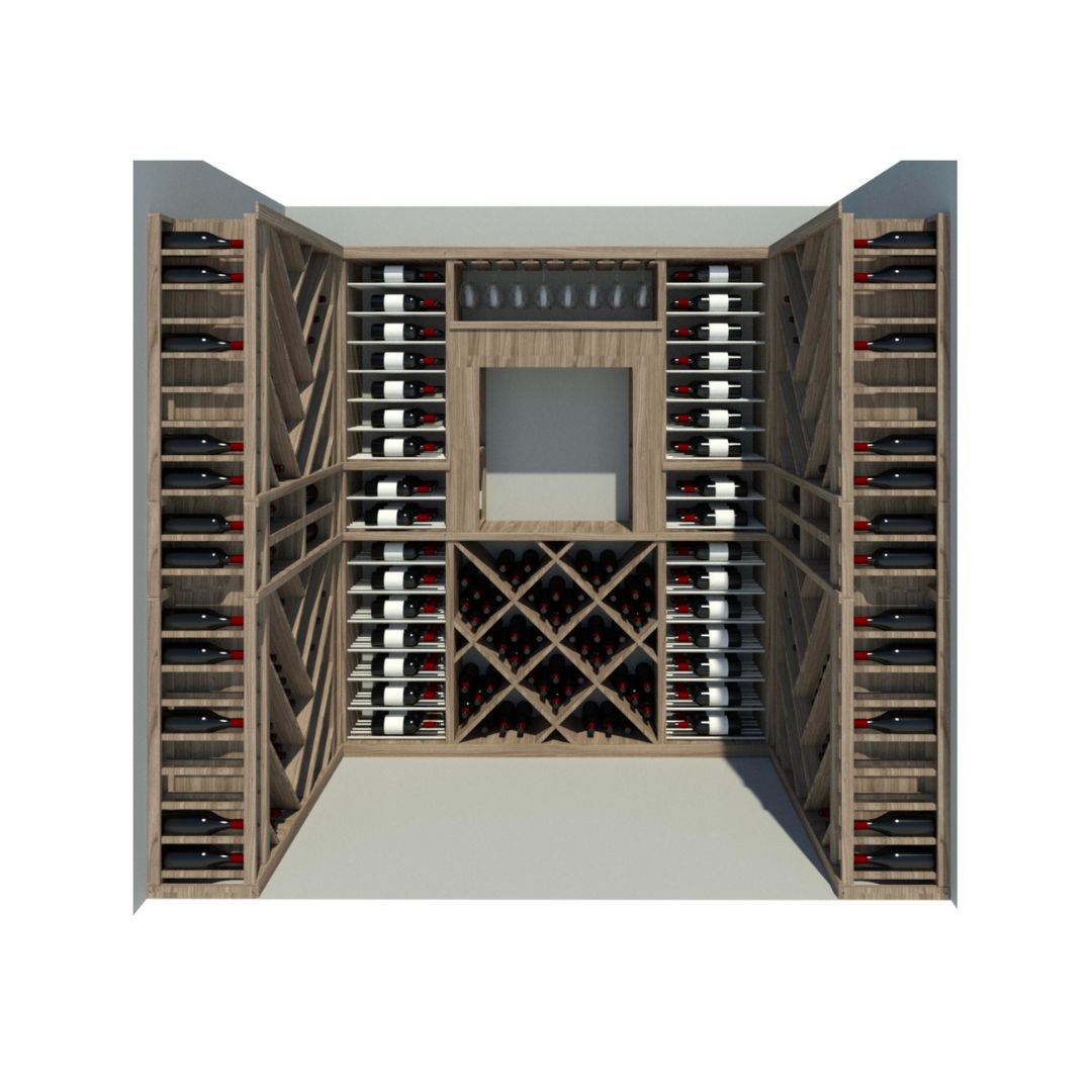 GrandCellar Full-Depth Custom Wine Racks – Wine Racks America