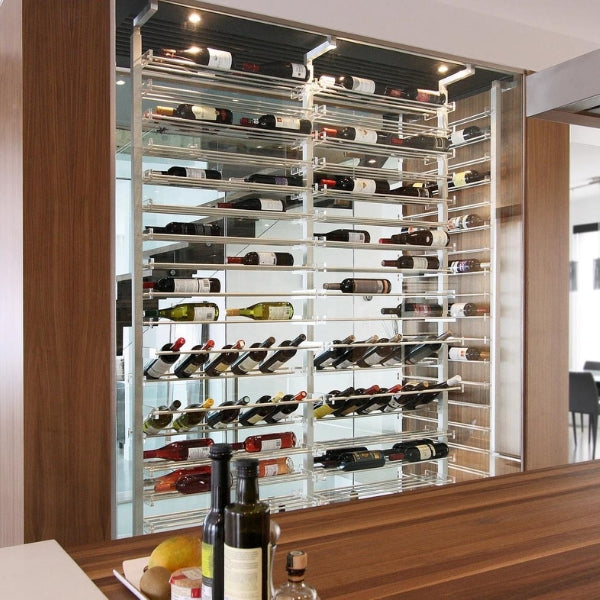 Installing a Metal Hanging Wine Wall Rack