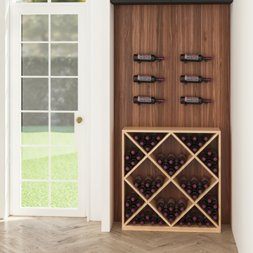 Wine Room Essentials Bundle - Diamond Cube x Vino Pin Designer Kit in Milled Aluminum Metal