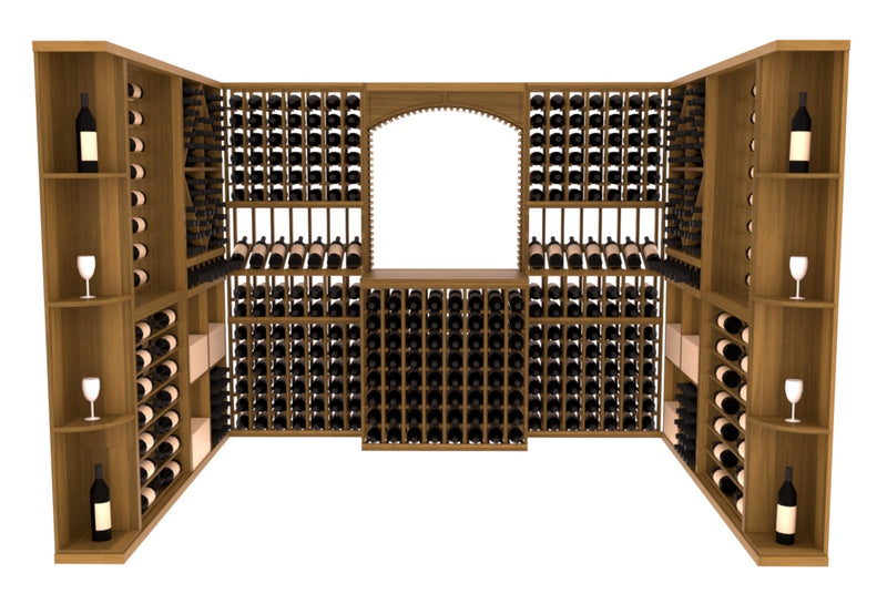 Wine Oak Racking Naples Designer Kit | Wine Rack Kits | Wine Racks America
