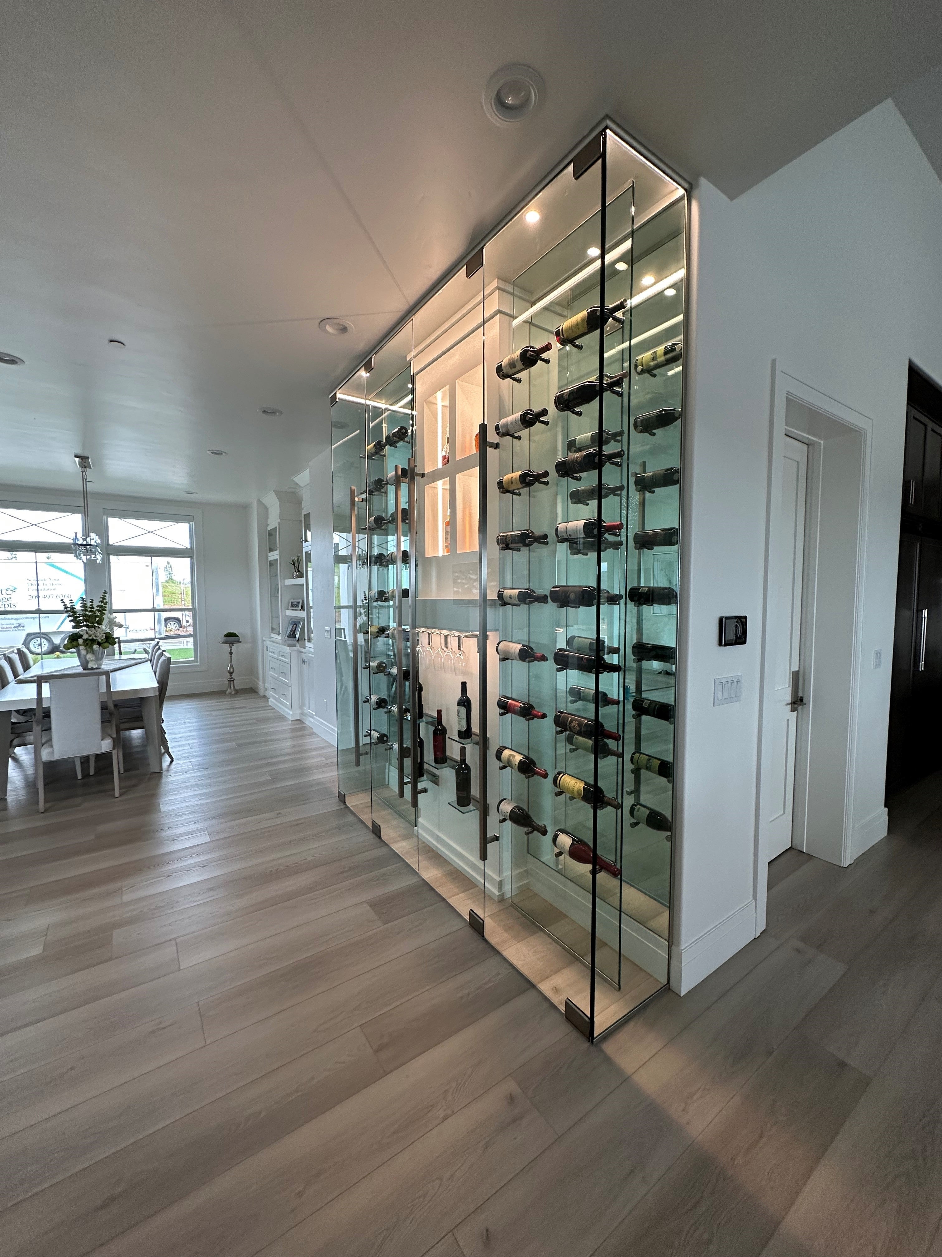 Vino Pins – Single-Bottle Wall-Mounted Metal Wine Rack Pegs