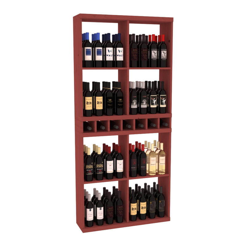 Retail Open Bin Display in Ponderosa Pine Cherry stained without WineSafe™ Satin Sealant