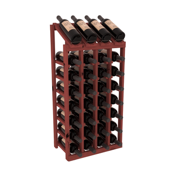 Retail Point of Purchase Display 4X8 in Knotty Alder Cherry stained without WineSafe™ Satin Sealant