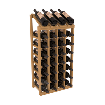 Retail Point of Purchase Display 4X8 in Ponderosa Pine Oak stained without WineSafe™ Satin Sealant