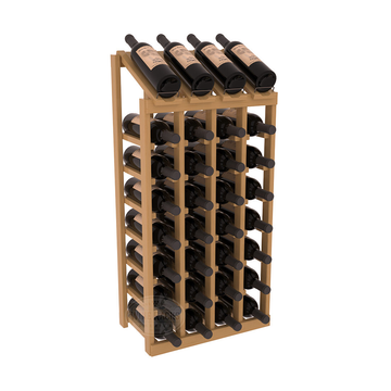 Retail Point of Purchase Display 4X8 in Ponderosa Pine Oak stained with WineSafe™ Satin Sealant