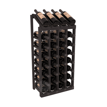 Retail Point of Purchase Display 4X8 in Ponderosa Pine Black stained without WineSafe™ Satin Sealant