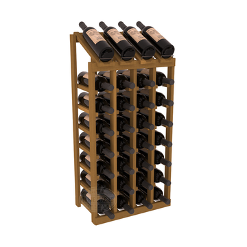 Retail Point of Purchase Display 4X8 in Premium Redwood Oak stained without WineSafe™ Satin Sealant